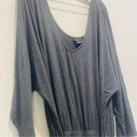 City Chic Romper Grey Size M/18 - Picture 2 of 4